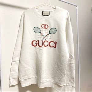 Gucci White Oversized Sweatshirt